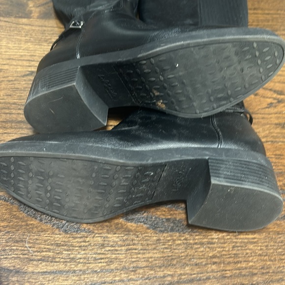 Life Stride extended calf black leather boots - Picture 2 of 7